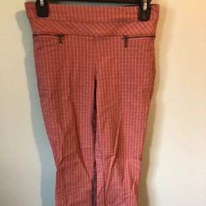 Pink Checkered Dress Pants